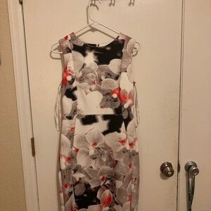 Calvin Kline floral print dres